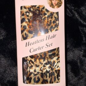 Leopard Print Heatless Hair Curler Set